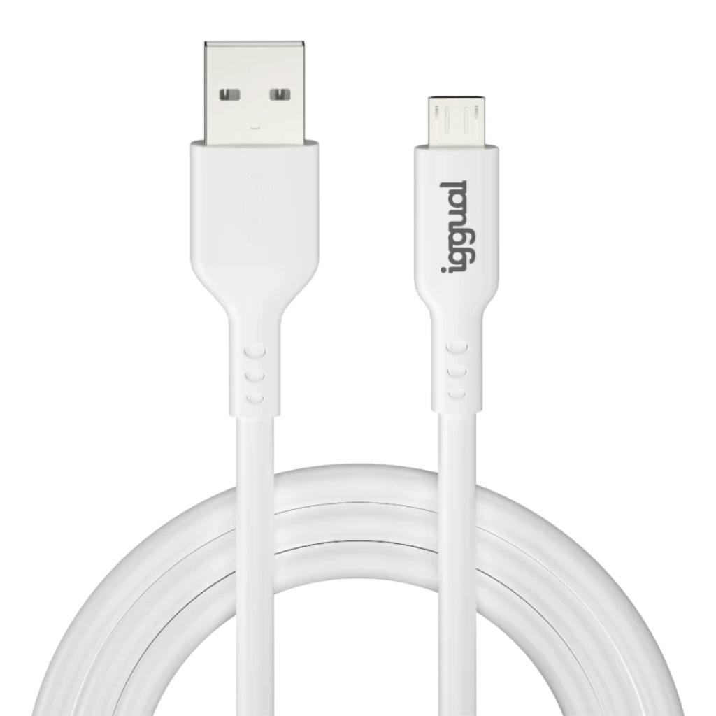 CABLE USB-A A MICRO-USB 1 METRO BLANCO