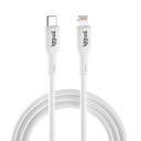 CABLE USB-C A LIGHTNING 1 METRO BLANCO Q3.0 3A