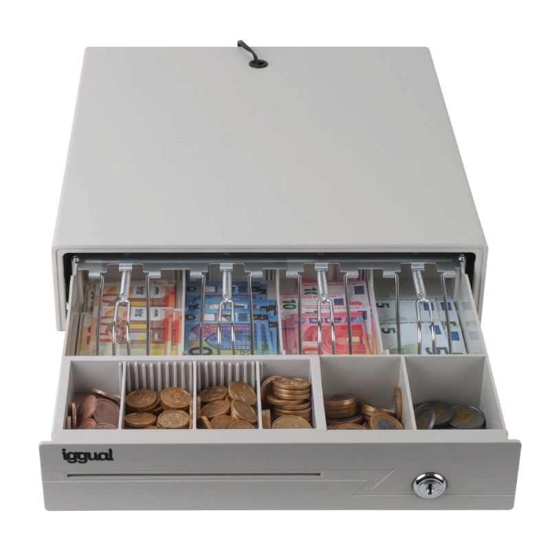 CAJÓN PORTAMONEDAS IGGUAL IRON-10W 38CM 4+6 BLANCO