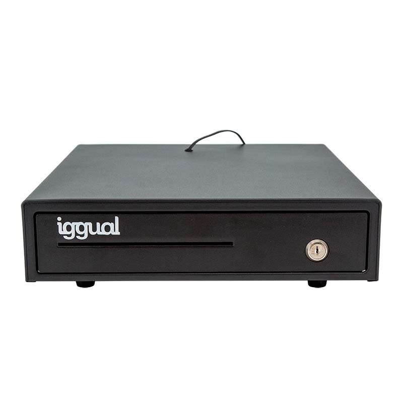 CAJÓN PORTAMONEDAS IGGUAL IRON-15 37CM 4+8 NEGRO