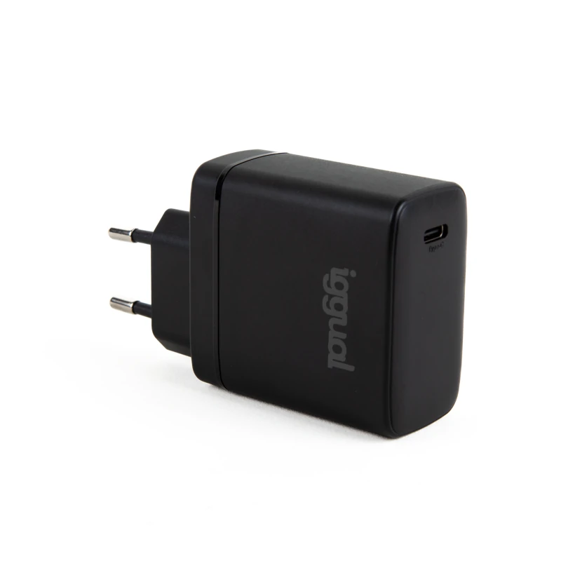 IGGUAL CARGADOR RÁPIDO USB PD TIPO C 45W GAN