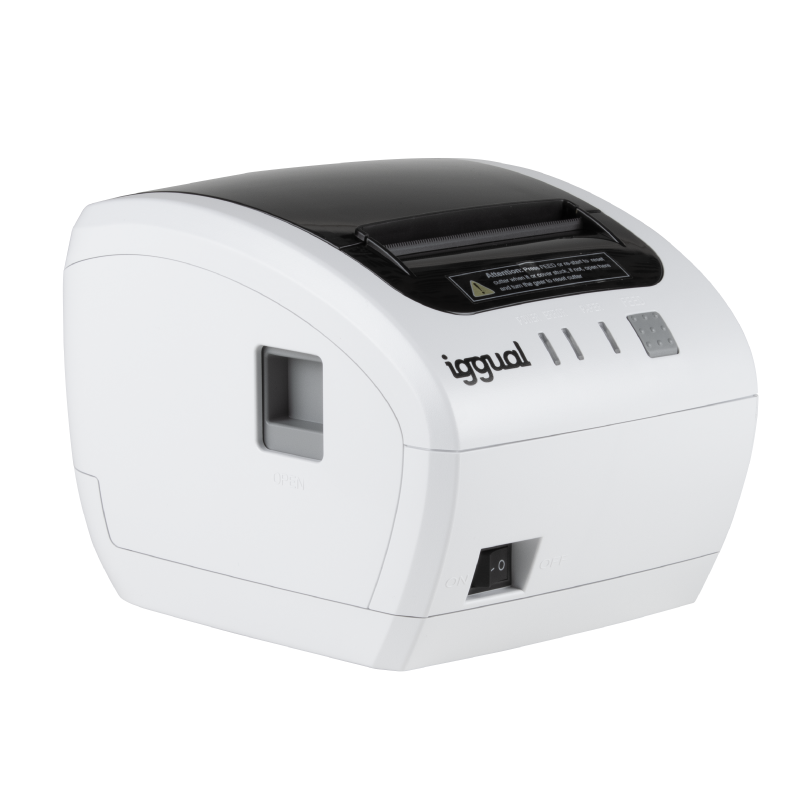 IMPRESORA TÉRMICA IGGUAL  TP EASY 80W USB + RJ11 BLANCA