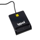 LECTOR DNI SIP TARJETAS ID USB 2.0 NEGRO IGGUAL 