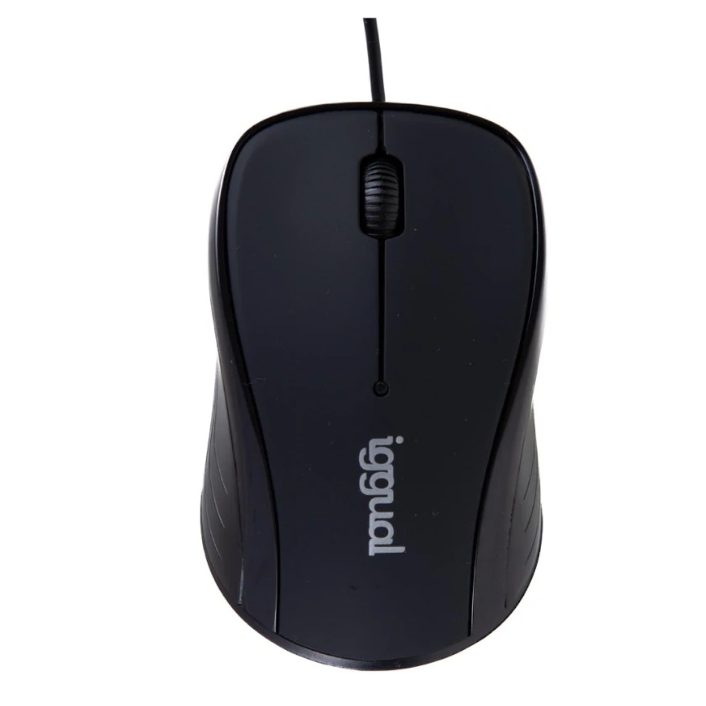 RATÓN ÓPTICO IGGUAL  XS-KIDS-1600DPI NEGRO
