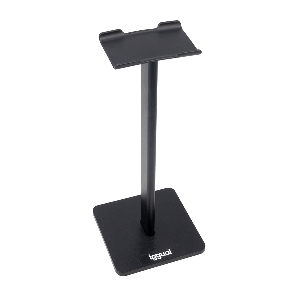 SOPORTE PARA AURICULARES IGGUAL SA22 NEGRO
