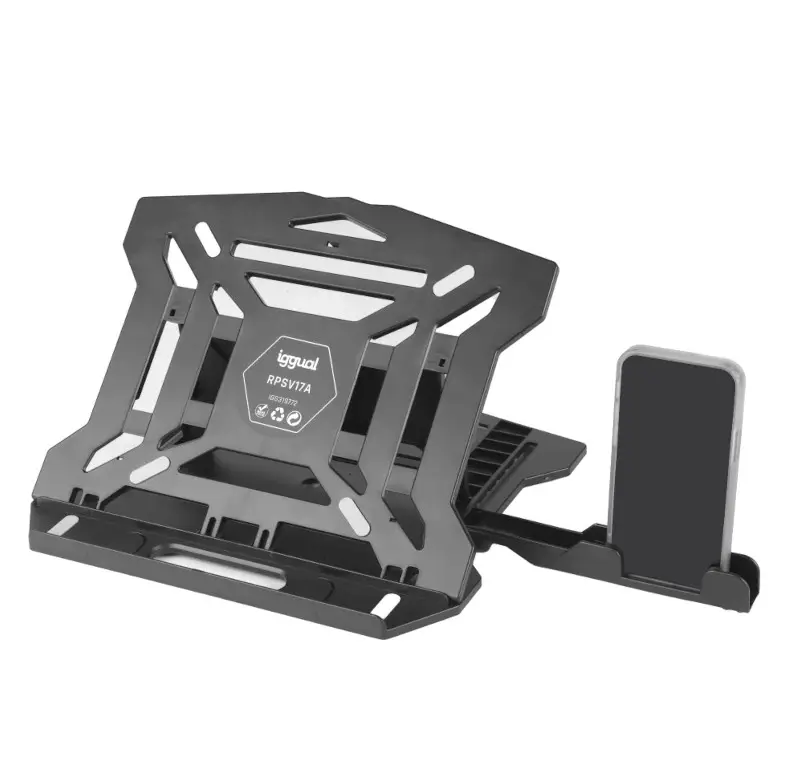SOPORTE ORDENADOR PORTÁTIL + MÓVIL IGGUAL RPSV17A