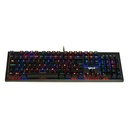 IGGUAL TECLADO GAMING MECÁNICO OBSIDIAN RGB NEGRO