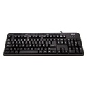 TECLADO MULTIMEDIA IGGUAL CK-BASIC-120T NEGRO