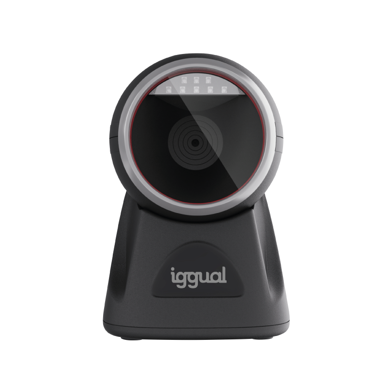 LECTOR CÓDIGO BARRAS SOBREMESA 2D USB IGGUAL 