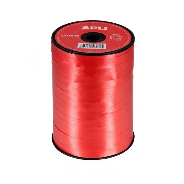 CINTA REGALO ROJA 7 MM X 400 METROS