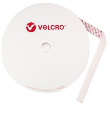 VELCRO ADHESIVO ROLLO BUCLE 25MM SUAVE