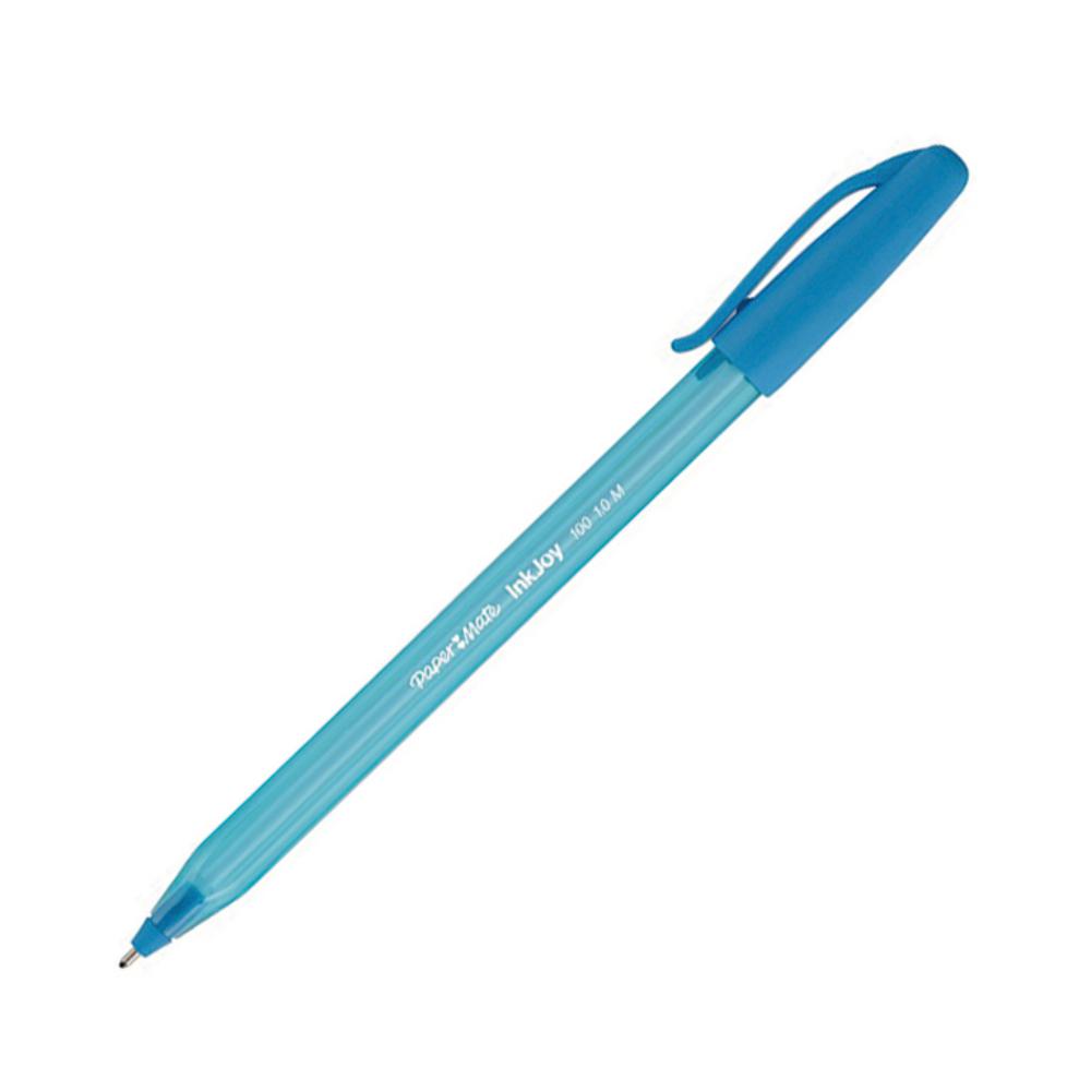 BOLÍGRAFO PAPER MATE INKJOY 100 CAP AZUL TURQUESA 