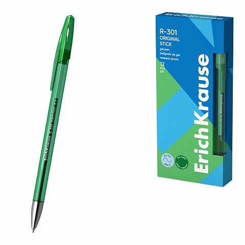 BOLÍGRAFO DE GEL ERICHKRAUSE R-301 VERDE 