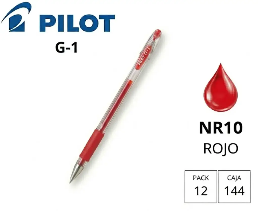 BOLIGRAFO PILOT G-1 ROJO