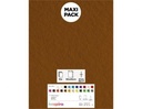 LAMINA FIELTRO ACRÍLICO MARRON 30x45 CM 160 g/m² PACK 10 UNIDADES INNSPIRO