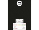 LAMINA FIELTRO ACRÍLICO NEGRO 30x45 CM 160 g/m² PACK 10 UNIDADES INNSPIRO