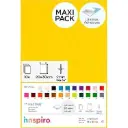 LAMINA FIELTRO ACRÍLICO AMARILLO 30x45 CM 160 g/m² PACK 10 UNIDADES INNSPIRO