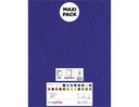 LAMINA FIELTRO ACRÍLICO AZUL FUERTE 30x45 CM 160 g/m² PACK 10 UNIDADES INNSPIRO