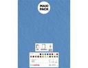 LAMINA FIELTRO ACRÍLICO AZUL NAUTICO 30x45 CM 160 g/m² PACK 10 UNIDADES INNSPIRO