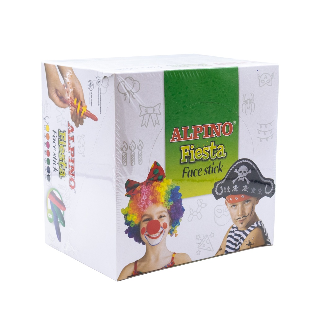 MAQUILLAJE FACE STICK EXPOSITOR 36 UNIDADES ALPINO