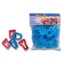 MOLDES PARA PLASTILINA ABECEDARIO 26 UNIDADES