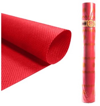 TELA ROLLO TEJIDO ROYAL BONDY 80X25M ROJO