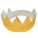 CORONA DORADA DE REY 10 UDS