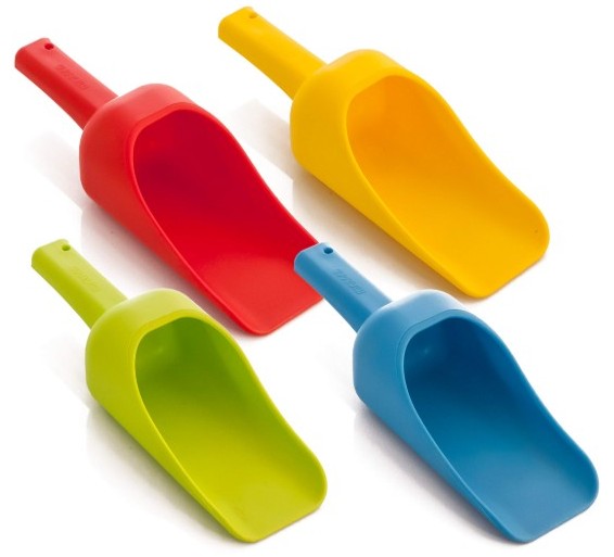 PALAS HARINERAS DE JUGUETE – COLORES SURTIDOS SET DE 4