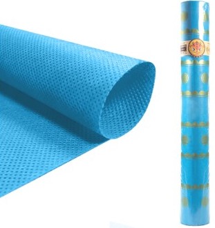 TELA ROLLO TEJIDO ROYAL BONDY 80X25M AZUL TEJANO