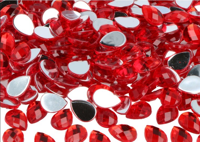 GEMAS DECORATIVAS ACRÍLICAS FORMA GOTA BOLSA 1000 UDS INNSPIRO