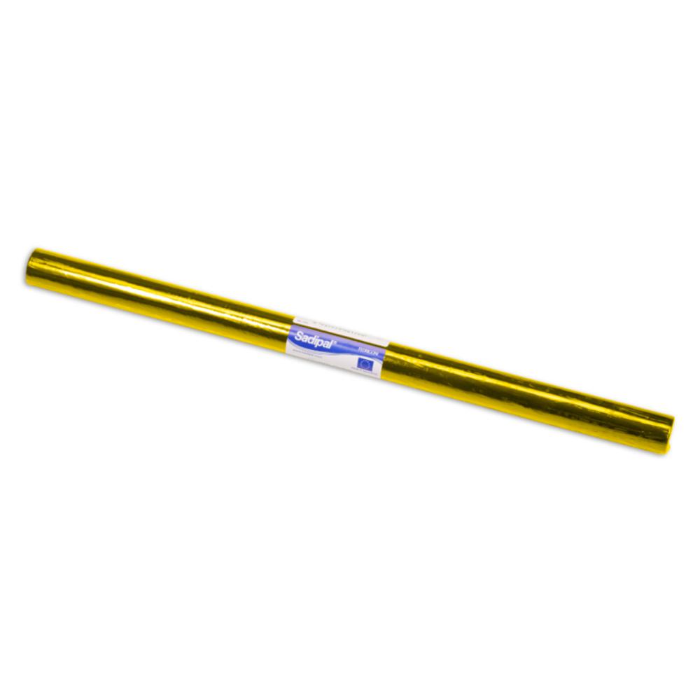 PAPEL CELOFÁN AMARILLO INETA ROLLO 50 CM × 65 TREPADO 25HOJAS