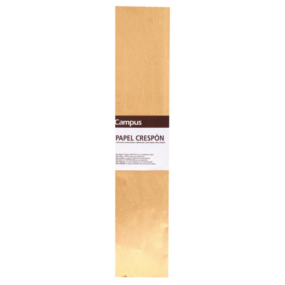 PAPEL CRESPÓN ORO 50×2M 60G CREPADO 70% INETA 