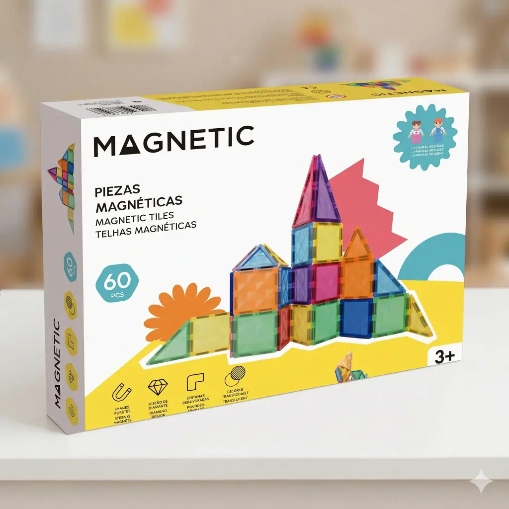 JUEGO TWIST MAGNETICS 62 PIEZAS