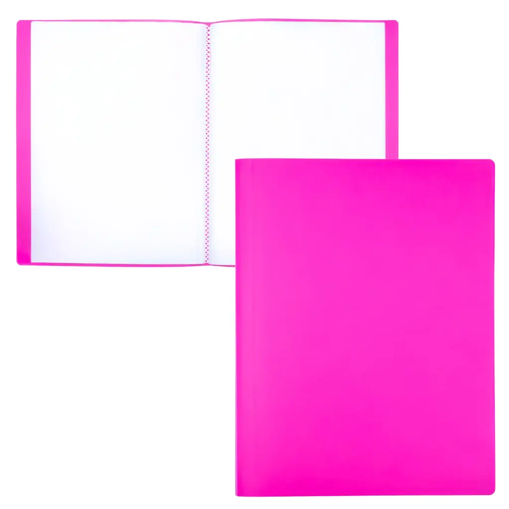 CARPETA DE FUNDAS RAYLU PAPER PREMIUM A4 60 FUNDAS ROSA