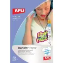 PAPEL A4 TRANSFER PARA PRENDAS BLANCAS 10 HOJAS