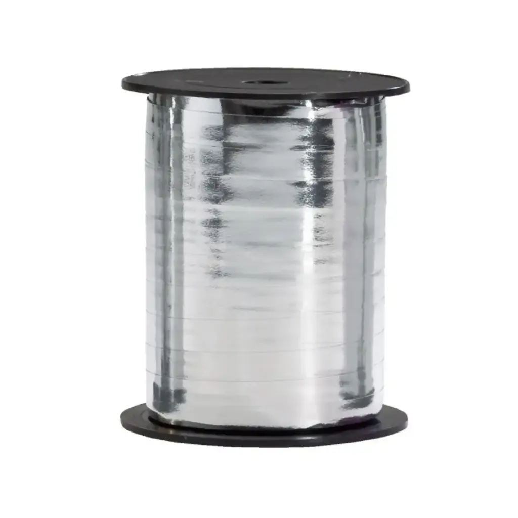 CINTA REGALO METALIZADA PLATA 5 X 50 METROS