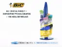 BIC CRISTAL FAMILY EXPOSITOR 770 BOLÍGRAFOS