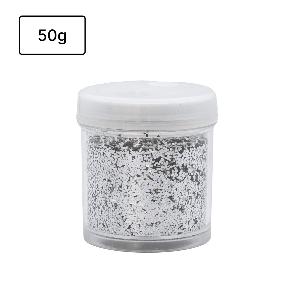 PURPURINA PLATA BRILLANTE BOTE 50G 