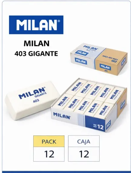 GOMA MILAN 403 BLISTER 3 UNIDADES