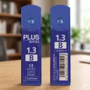 MINAS PLUS OFFICE 1 3 MM B TUBO 12 UDS