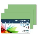 CARTULINAS A3 VERDE MANZANA RAYLU 180G 50 HOJAS