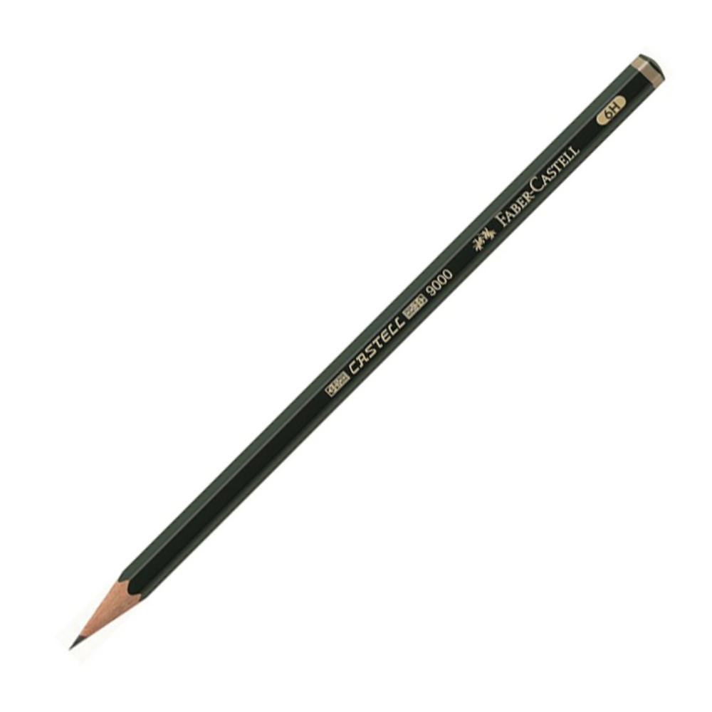 LÁPICES DE GRAFITO 6H FABER-CASTELL 9000 