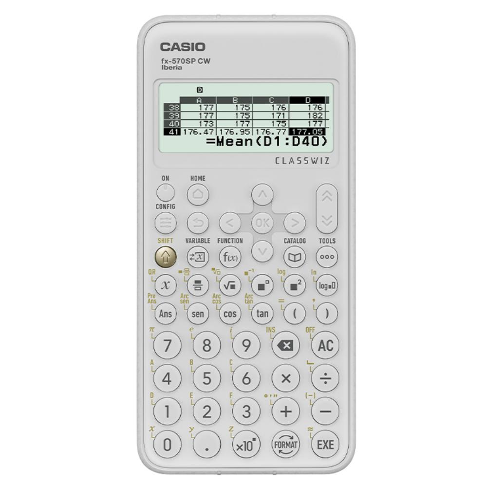 CALCULADORA CIENTÍFICA CASIO FX-570SP CW BLANCA 