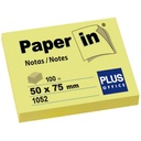 NOTA ADH.PAPER-IN 50X75 AMARILLO