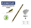 LÁPIZ DE GRAFITO STAEDTLER NORIS 120–1B CABEZA  NEGRA