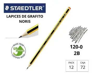 LÁPIZ DE GRAFITO STAEDTLER NORIS 120– 2B CABEZA  NARANJA