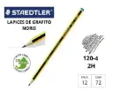 LÁPIZ DE GRAFITO STAEDTLER NORIS 120– 2H CABEZA  VERDE