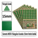 GOMETS TRIANGULO MEDIANO Ø 15 MM VERDE