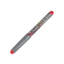 PLUMA PILOT V PEN SILVER ROJO