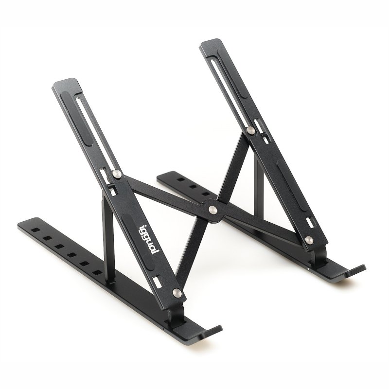 ATRIL SOPORTE ELEVADOR PLEGABLE PORTATIL 17 NEGRO